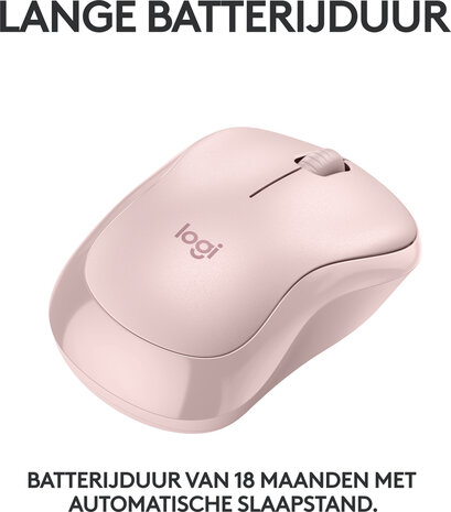 M240 Silent Mouse (Bluetooth, roze)