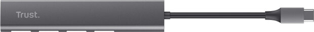 Halyx USB-C naar 4-poorts USB-A 3.2 Gen1-hub (aluminium, 4 USB-A-poorten, vanaf USB-C)