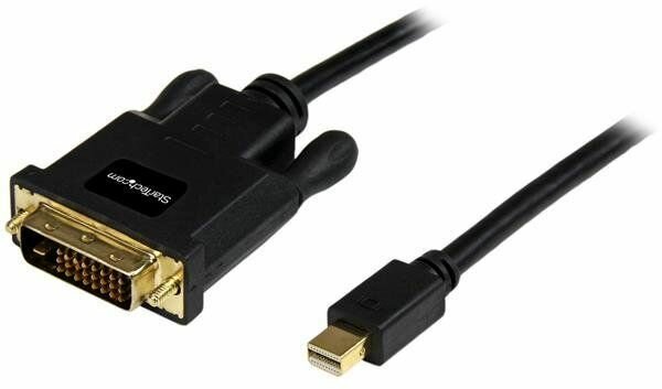 Mini DisplayPort naar DVI Adapter Converter (90 cm, 1920 x 1200, zwart)