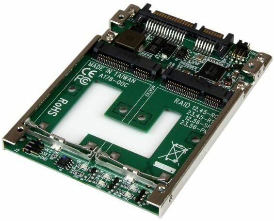 Dual mSATA SSD naar 2,5&quot; SATA RAID Adapter Converter