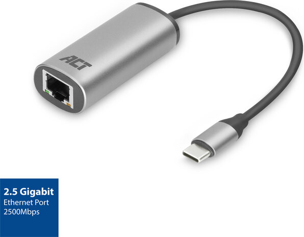 USB-C naar 2.5 Gigabit Ethernet Adapter