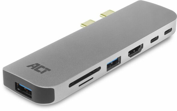 AC7044 Docking station (USB-C 3.2 Gen 2, Thunderbolt 3, HDMI, GigE)