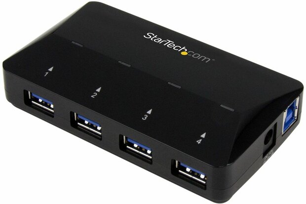 4-Poort USB 3.0 Hub (incl. laadpoort 2,4 A)