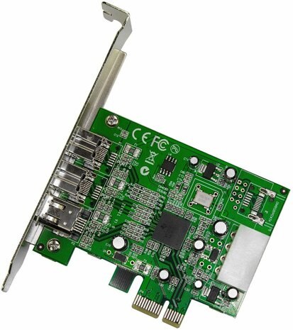 FireWire 400 + FireWire 800 PCI Express kaart