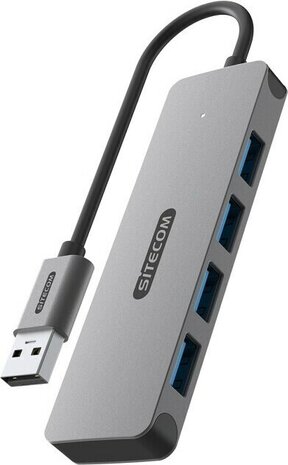 USB-A naar 4 x USB-A Hub (USB 3.0, 15 cm)