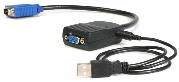 2-poort VGA Video splitter (USB powered)