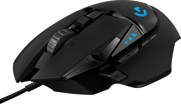 G502 Hero High Performance Gaming Mouse (LightSync RGB, 100 - 25.600 dpi)