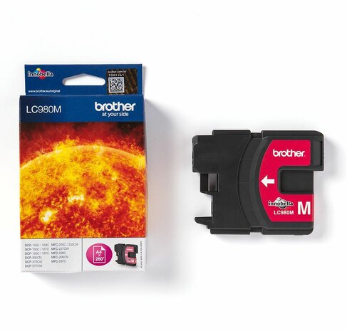 LC980M inkjetcartridge magenta (260 afdrukken)