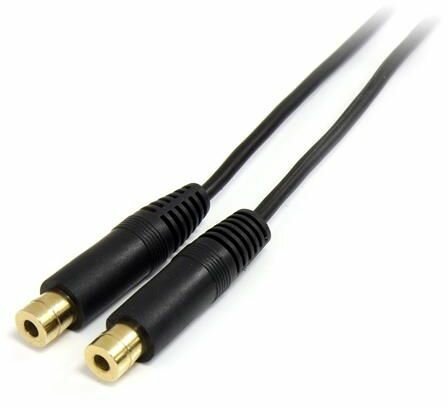 PC Speaker Y splitter 3,5 mm M naar 2 x 3,5 mm F (15 cm, zwart)