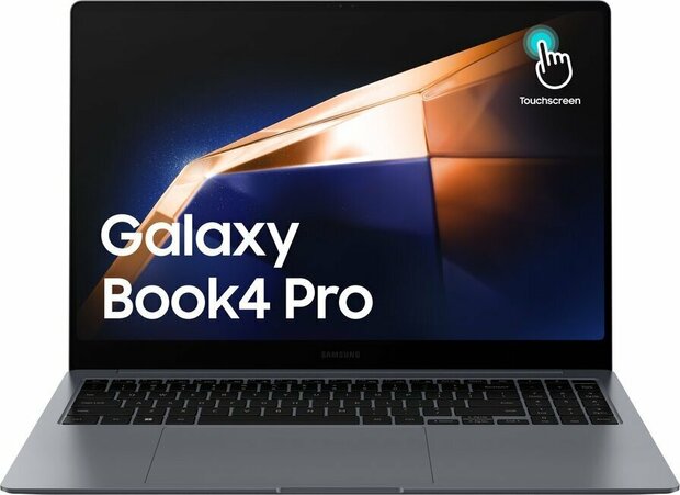 Galaxy Book 4 Pro (16&quot; touch WQXGA+ AMOLED, Intel Core Ultra 7-155H, 16 GB RAM, 512 GB SSD, Windows 11, zwart, Azerty)