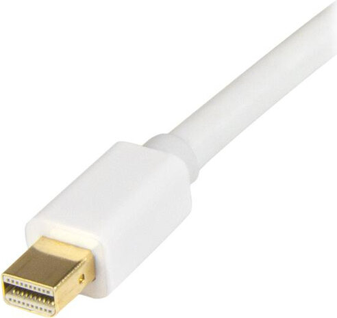 Mini DisplayPort M naar HDMI M converterkabel (2 meter, wit, 4K)