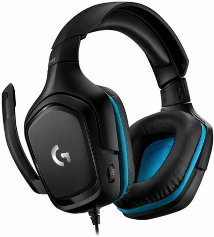 G432 Gaming Headset (7.1 channel, full size, USB, 3,5 mm jack, zwart)