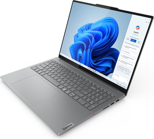 Yoga Pro (16&quot; 3.2K IPS 400n touch, Intel Core Ultra 9 185H, 32 GB RAM, 1000 GB PCIe NVMe SSD, GeForce RTX4050 6 GB, Windows 11 Home, aluminium, grijs, Azerty)