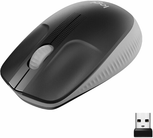 M190 Wireless Mouse (grijs)