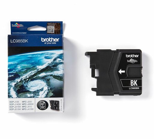 LC985BK inkjetcartridge zwart (300 afdrukken)