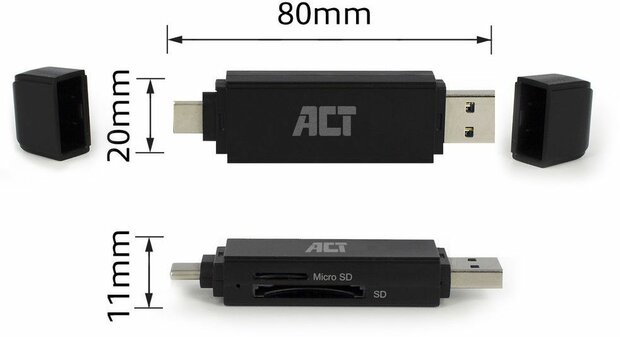 AC6375 USB 3.1 Gen1 SD Card Reader