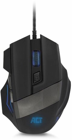 Gaming Mouse Illuminated (3200 dpi, 6 knoppen, zwart)