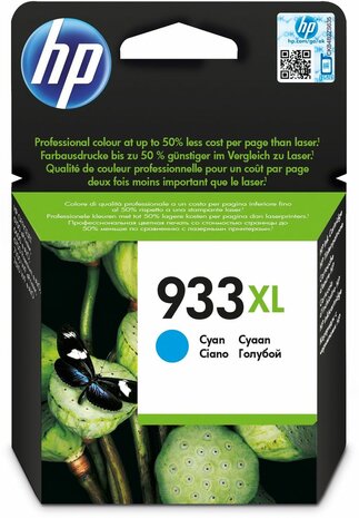 CN054AE inkjetcartridge cyaan nr. 933XL (825 afdrukken)