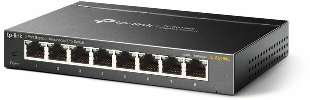 TL-SG108E Gigabit Easy Smart Switch (8 poorten, 10/100/1000 Mbps)