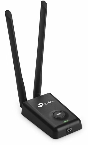 TL-WN8200ND 300 Mbps High Power Wireless USB Adapter (tot 500 mw, 2 x 5 dBi afneembare RP-SMA antennes)