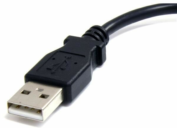 Micro USB-kabel A naar micro B (15 cm, zwart)