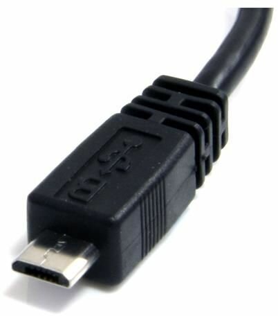 Micro USB-kabel A naar micro B (15 cm, zwart)