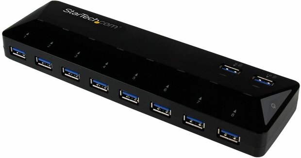 10-Poort USB 3.0 Hub (met laad- en syncfunctionaliteit, 2 x 1,5 A)