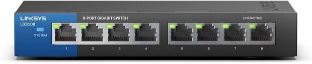 LGS108-EU-RTL Gigabit Switch (8 poorten)