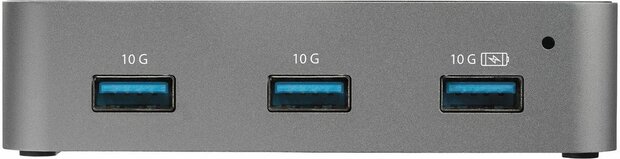 4-Poort USB-C Hub (USB 3.1 Gen 2 10 Gbps naar 4 x USB-A, incl. stroomadapter)