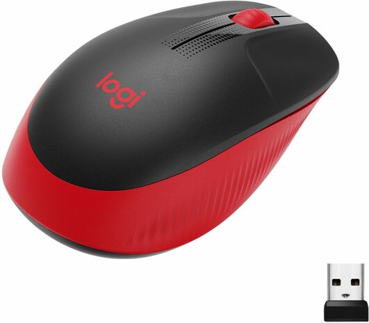 M190 Wireless Mouse (rood)