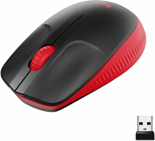 M190 Wireless Mouse (rood)