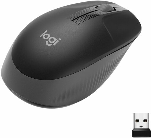 M190 Wireless Mouse (zwart)