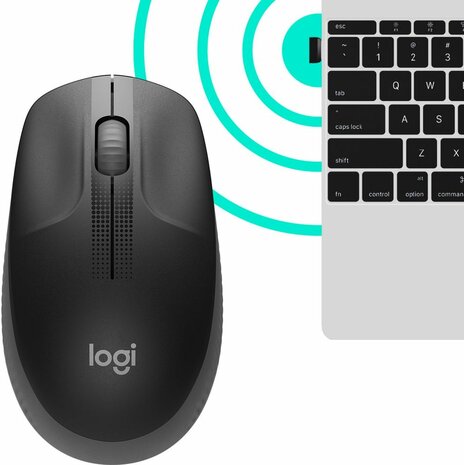 M190 Wireless Mouse (zwart)