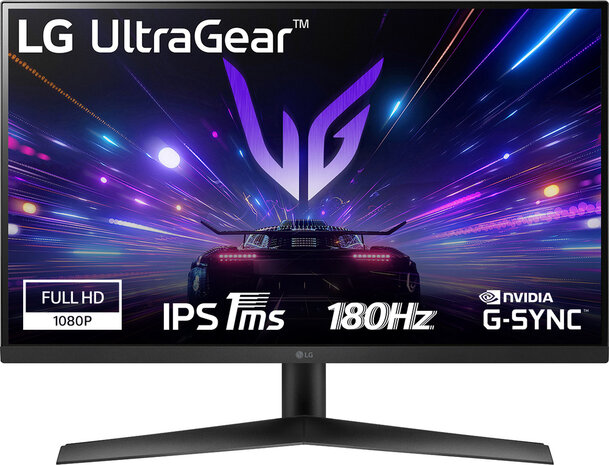 UltraGear 27GS60F-B LED gaming 27&quot;, 1920 x 1080 Full HD, 180 Hz, IPS, 1000:1, HDR10, 1 ms, HDMI, DisplayPort