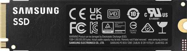 1000 GB 990 EVO SSD (M.2, PCI Express 4.0, V-NAND TLC NVMe, 5000 MB/s read, 4200 MB/s write)