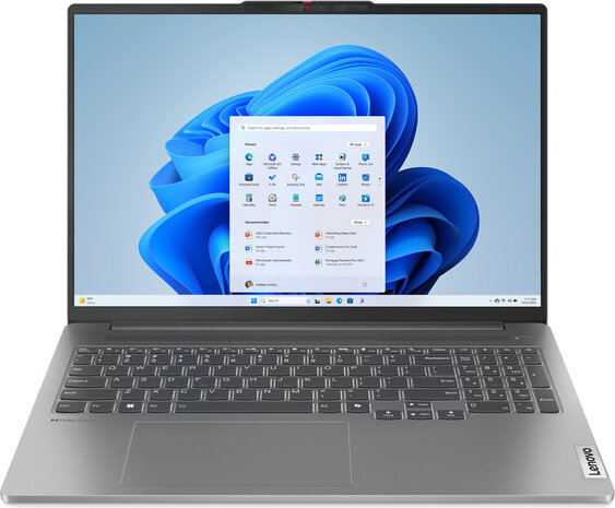 IdeaPad Pro 5 16IMH9 (Intel Core Ultra 9-185H, 16&quot; WQXGA, 32 GB LPDDR5x, 1000 GB SSD, Wi-Fi 6E 802.11ax, Windows 11 Home, grijs, Azerty)