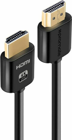 High Definition HDMI-kabel (4K, 3D, Ethernet, 1,5 m, zwart)