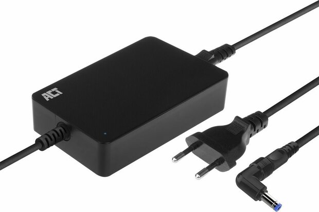 Charger voor laptops (90 Watt, slim model, 8 tips)