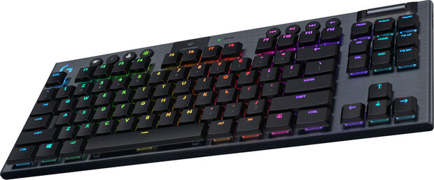 G915 TKL Tenkeyless LightSpeed Wireless RGB Mechanical Gaming Keyboard (draadloos + Bluetooth, Azerty FR)