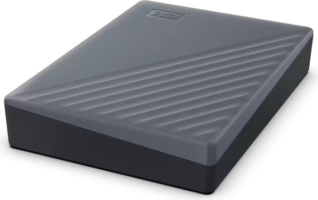 4000 GB WD My Passport WDBRMD0040BGY-WESN Hard drive (USB 3.2 Gen 1, 256-bit AES, silicon grijs)