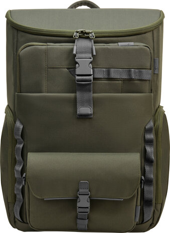 Laptop Backpack (15,6&quot;, grijs/groen)