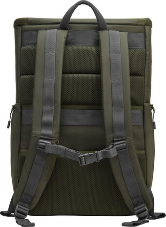 Laptop Backpack (15,6&quot;, grijs/groen)