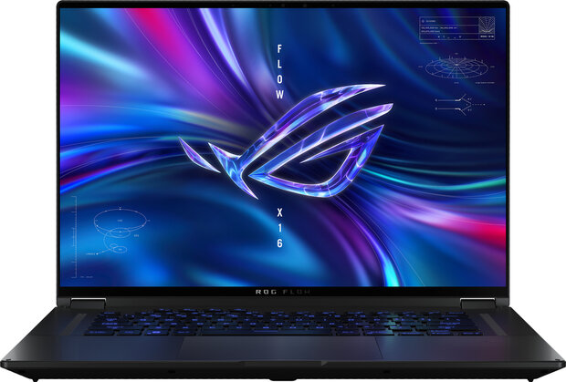 Rog Flow X16 GV601VI-NL016W-BE (16&quot; QHD+ Mini Led touch, Intel Core I9-13900H, 32 GB, 1000 GB PCIe NVME SSD, GeForce RTX 4070 8 GB, Windows 11, zwart, Azerty)