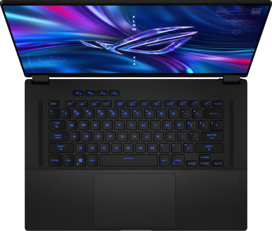 Rog Flow X16 GV601VI-NL016W-BE (16&quot; QHD+ Mini Led touch, Intel Core I9-13900H, 32 GB, 1000 GB PCIe NVME SSD, GeForce RTX 4070 8 GB, Windows 11, zwart, Azerty)