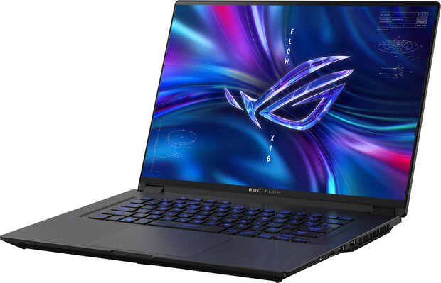 Rog Flow X16 GV601VI-NL016W-BE (16&quot; QHD+ Mini Led touch, Intel Core I9-13900H, 32 GB, 1000 GB PCIe NVME SSD, GeForce RTX 4070 8 GB, Windows 11, zwart, Azerty)