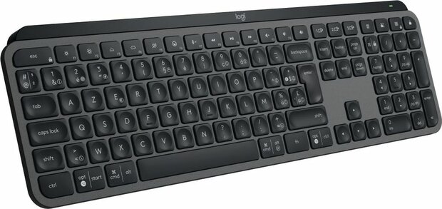 MX Keys S toetsenbord (draadloos + Bluetooth, grafiet, Azerty BE)