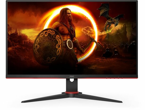 Gaming Q27G2E/BK LED 27&quot;, 2560 x 1440 QHD, 155 Hz, VA, 3000:1, 1 ms, 2 x HDMI, DisplayPort, zwart/rood