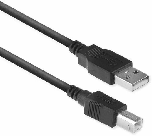 USB 2.0 kabel (3 m, zwart)