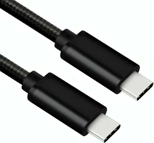 USB-C kabel M/M (laden, data, 3 meter, zwart)