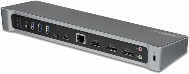 DK30CH2DEPUE USB C Dock (Triple 4K, 100 Watt, 2 x DisplayPort, HDMI, Ethernet, 5 x USB 3.0)